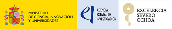 logos of MICIU, AEI, and Severo Ochoa