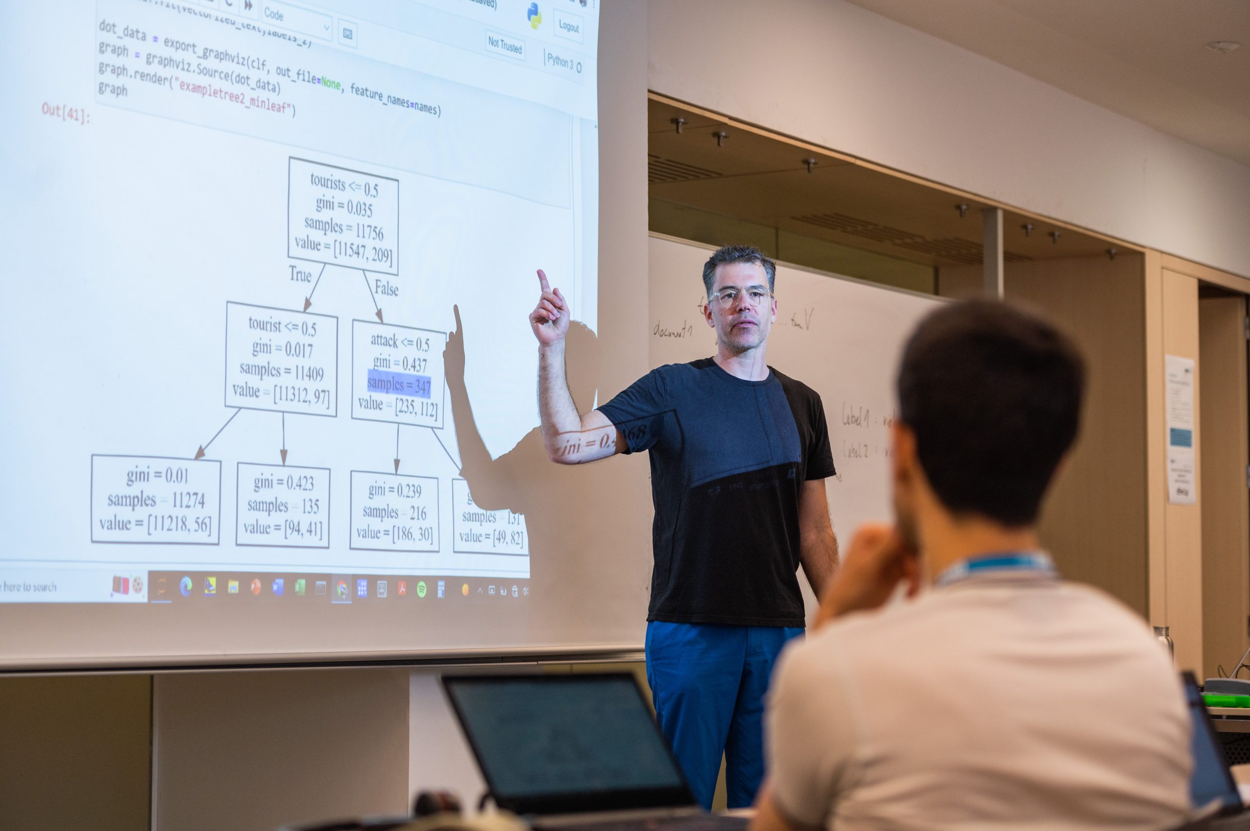 a professor of Data Science for Decision Making